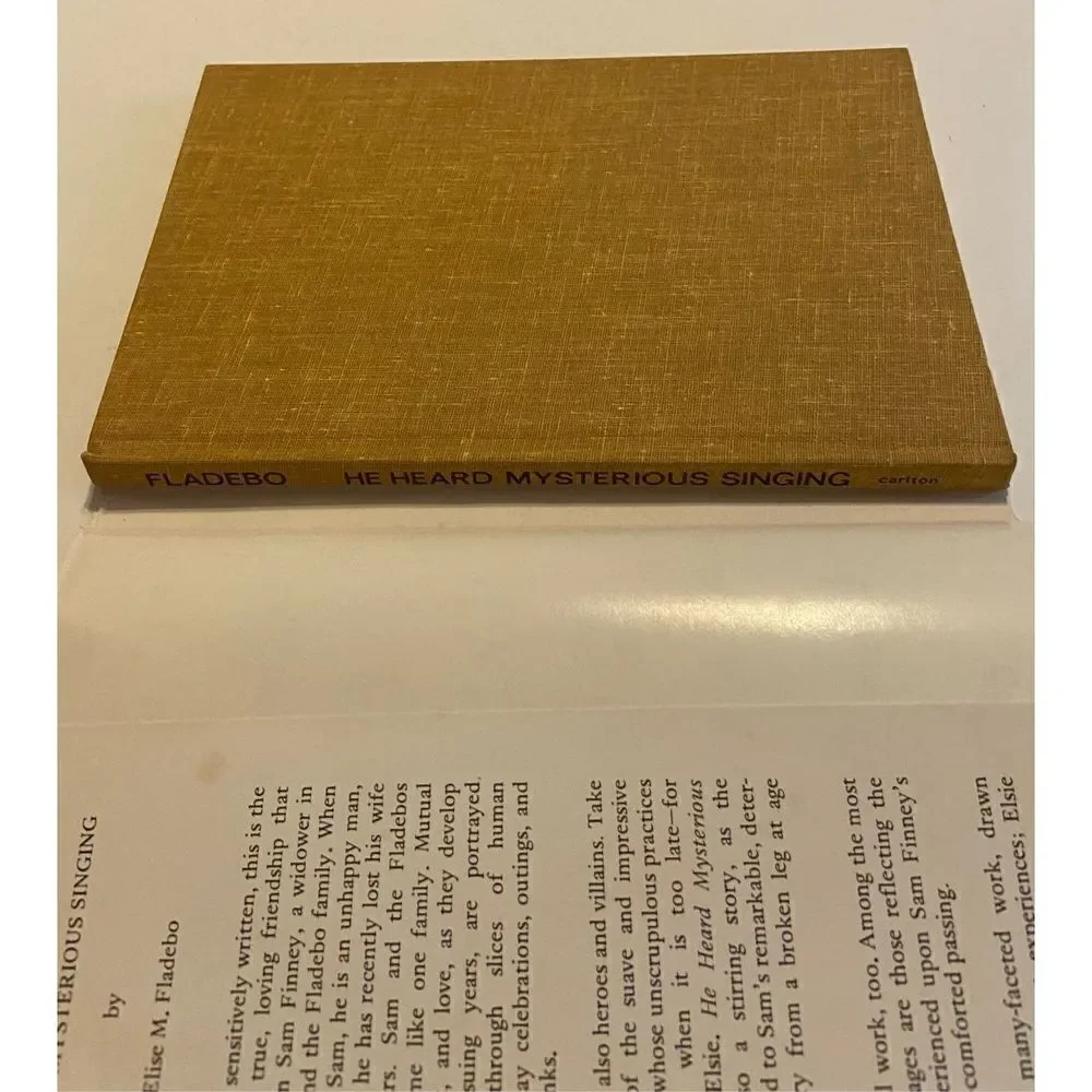 He Heard Mysterious Singing by Elise M. Fladebo (1979, Hardcover) First Edition